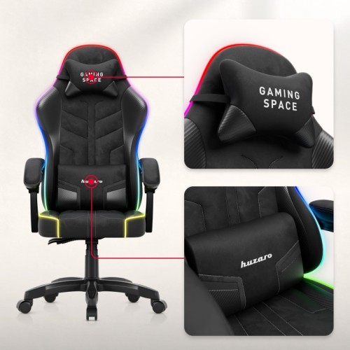 Fotel gamingowy welurowy Force 2.7 RGB Black