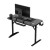 Biurko komputerowe z półką Leader 5.1 Black 115 cm