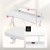 Biurko gamingowe Hero 1.9 RGB White 120 cm