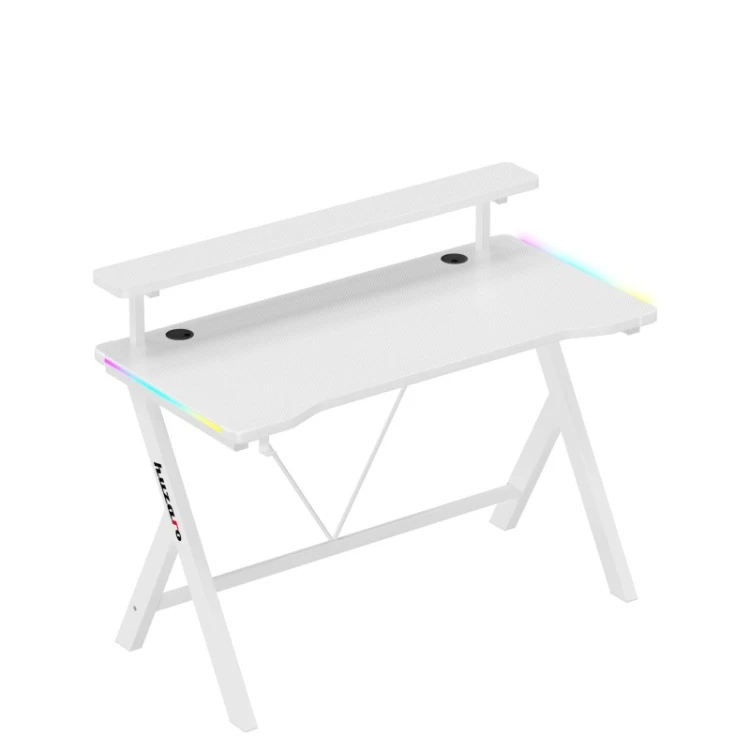 Biurko gamingowe Hero 1.9 RGB White 120 cm