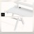 Biurko gamingowe Hero 1.9 RGB White 120 cm