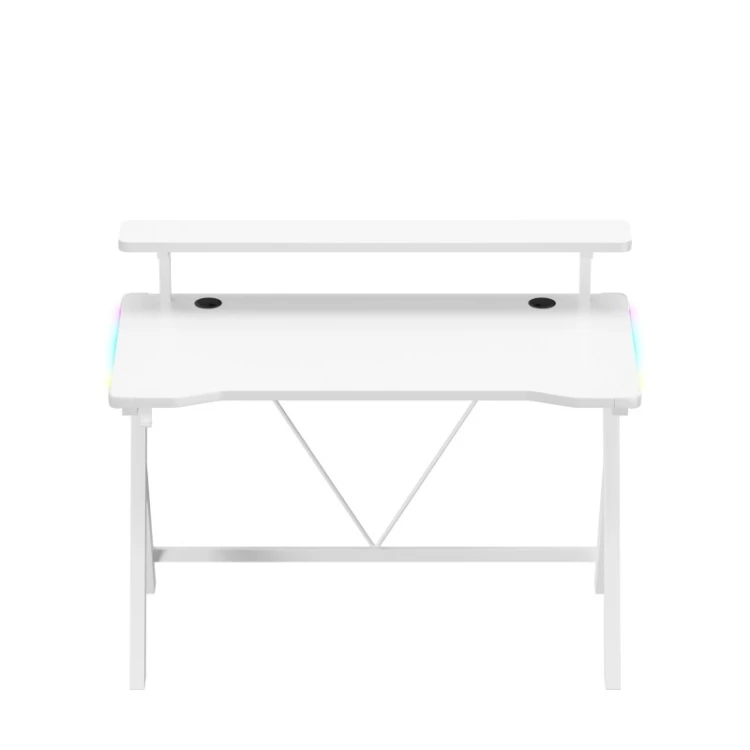 Biurko gamingowe Hero 1.9 RGB White 120 cm
