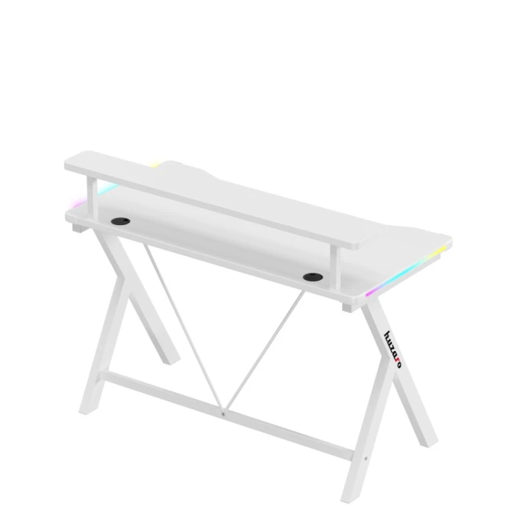 Biurko gamingowe Hero 1.9 RGB White 120 cm