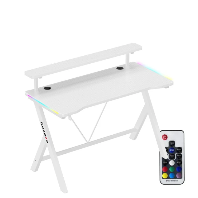Biurko gamingowe Hero 1.9 RGB White 120 cm