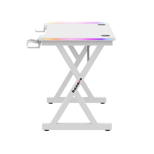 Biurko gamingowe Hero 2.3 RGB White 120 cm