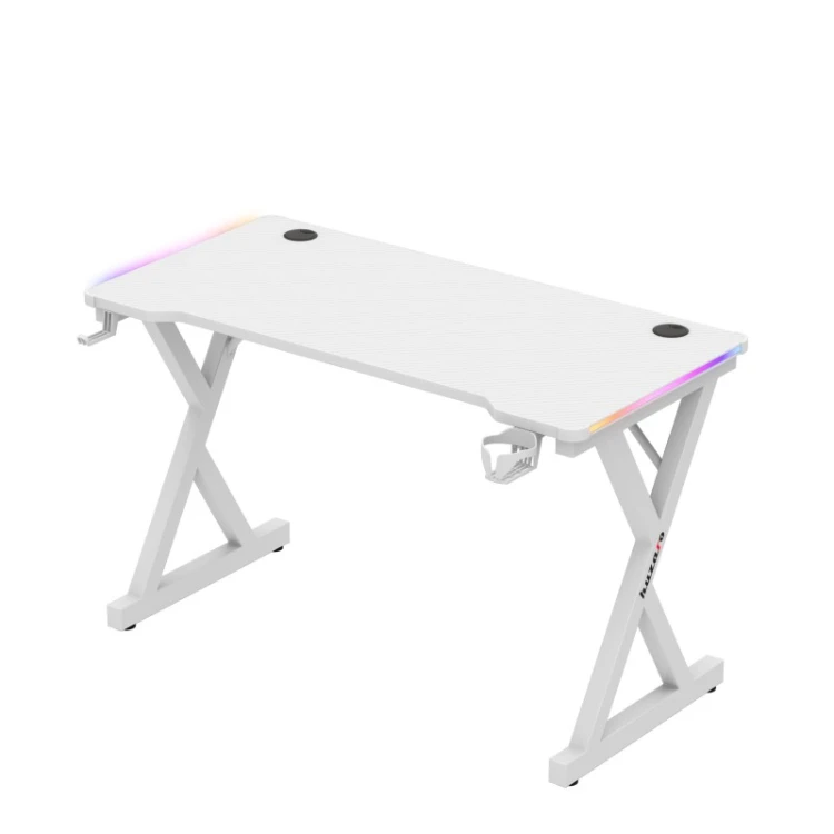 Biurko gamingowe Hero 2.3 RGB White 120 cm