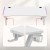 Biurko gamingowe Hero 2.3 RGB White 120 cm