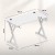 Biurko gamingowe Hero 2.3 RGB White 120 cm