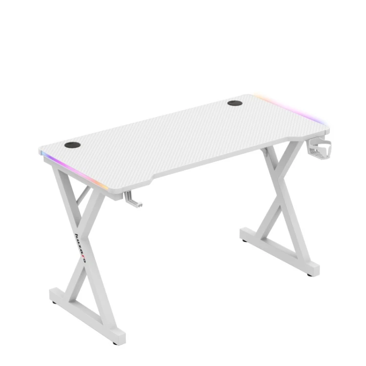 Biurko gamingowe Hero 2.3 RGB White 120 cm