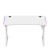 Biurko gamingowe Hero 2.3 RGB White 120 cm
