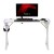 Biurko gamingowe Hero 2.3 RGB White 120 cm