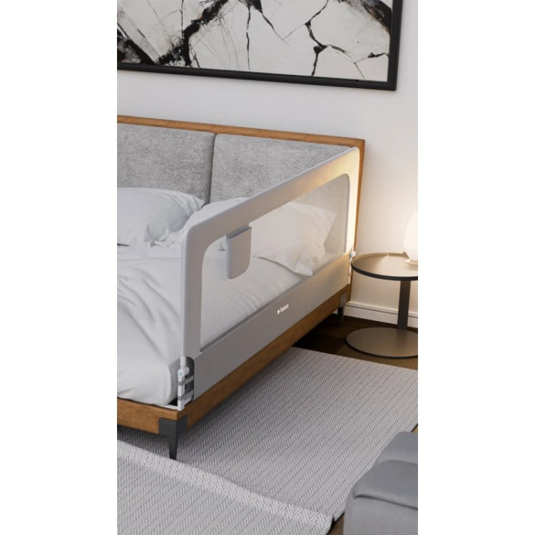 Barierka ochronna na łóżko Cover 30 White-Grey 200 cm