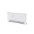 Barierka ochronna do łóżka Cover 44 White-Grey 140 cm