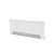 Barierka ochronna na łóżko Cover 46 White-Grey 160 cm