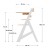 Krzesełko do karmienia Morsel 40 White-Natural