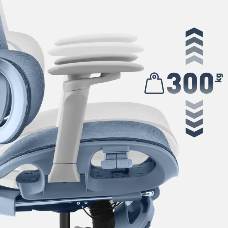 Fotel biurowy z masażem Visioner 8.3 Grey