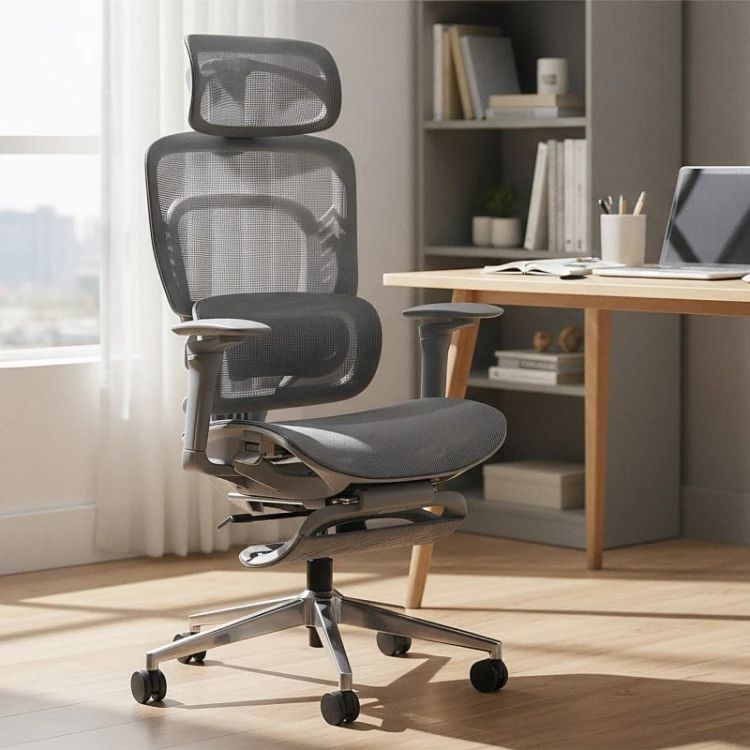 Fotel biurowy z masażem Visioner 8.3 Grey