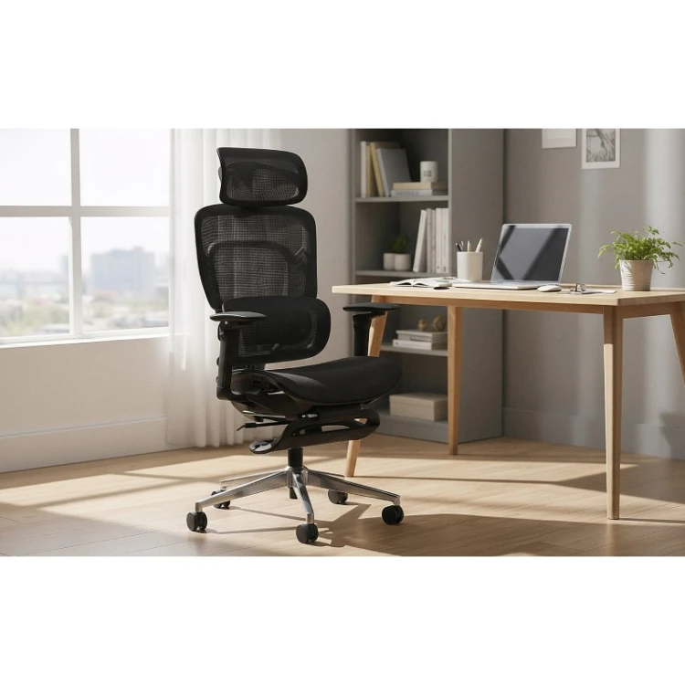 Fotel biurowy z masażem Visioner 8.3 Black