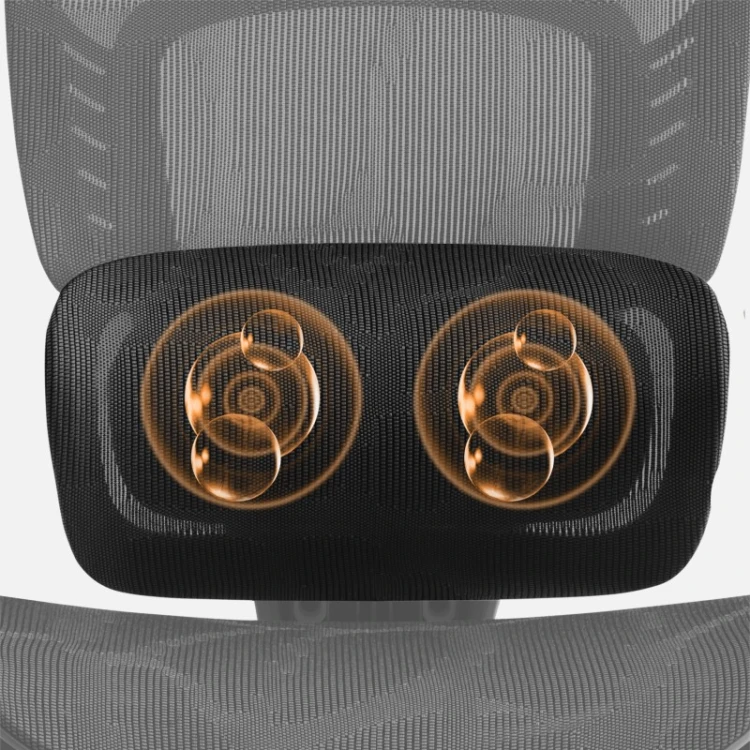 Fotel biurowy z masażem Visioner 8.3 Black