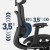 Fotel biurowy z masażem Visioner 8.3 Black