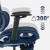 Fotel biurowy z masażem Visioner 8.3 Black