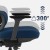 Fotel biurowy z masażem Visioner 6.1 Black