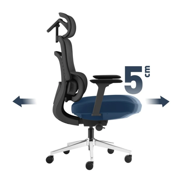 Fotel biurowy z masażem Visioner 6.1 Black