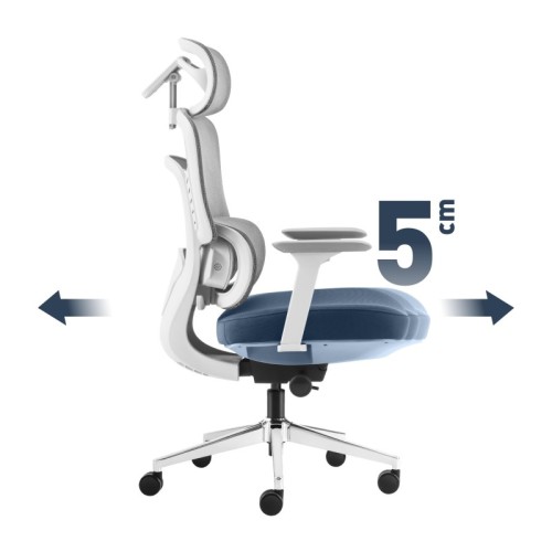 Fotel biurowy z masażem Visioner 6.1 Grey