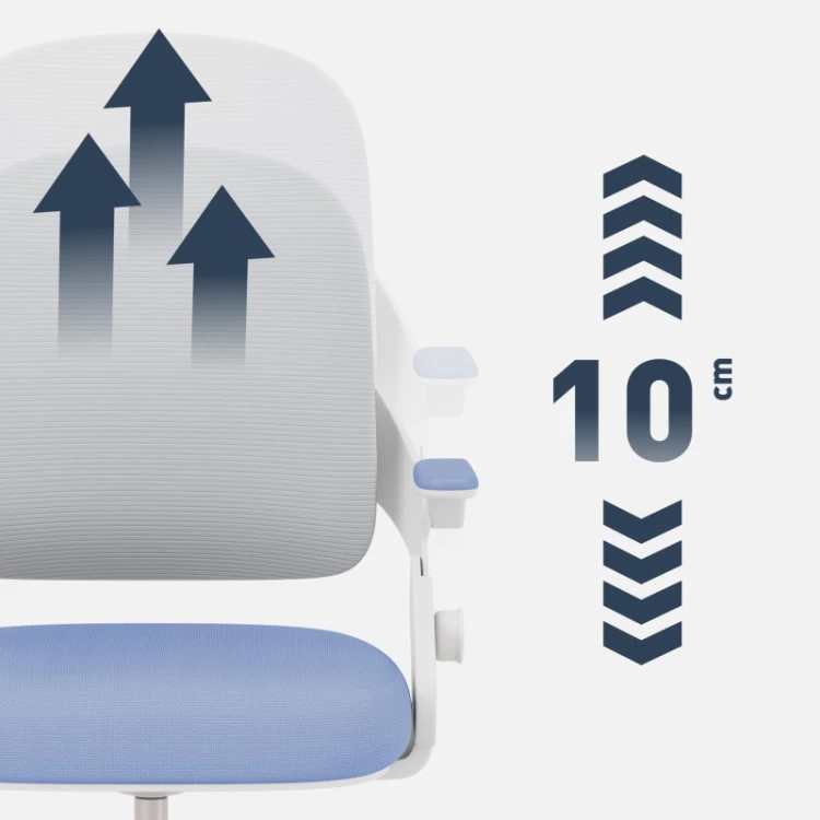 Fotel do biurka dla dziecka Junior 4.3 Blue-grey