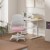 Fotel do biurka dla dziecka Junior 4.3 Pink-grey