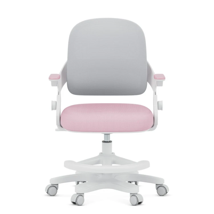 Fotel do biurka dla dziecka Junior 4.3 Pink-grey