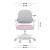 Fotel do biurka dla dziecka Junior 4.3 Pink-grey