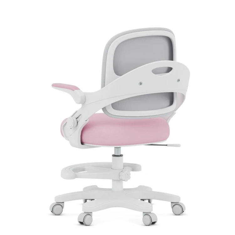Fotel do biurka dla dziecka Junior 4.3 Pink-grey