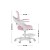 Fotel do biurka dla dziecka Junior 4.3 Pink