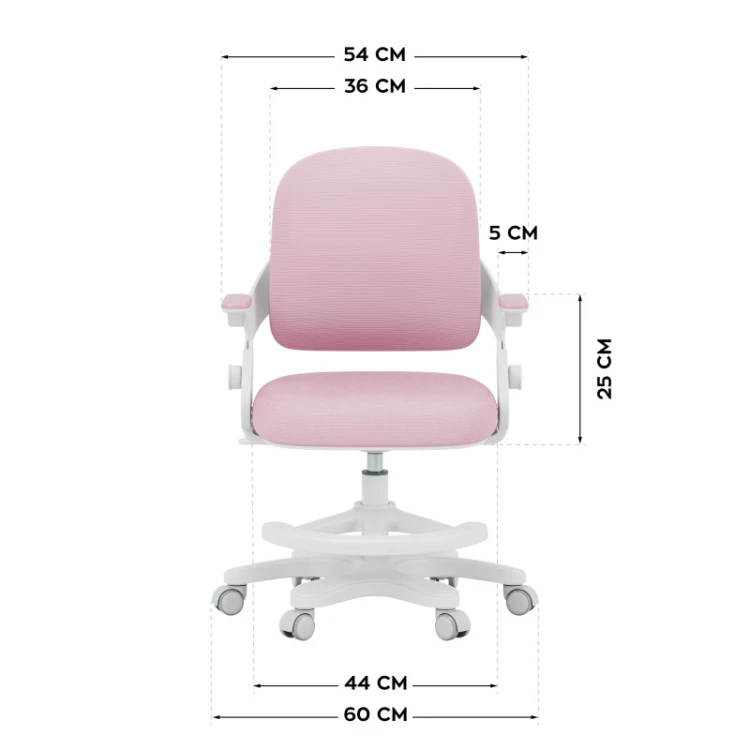 Fotel do biurka dla dziecka Junior 4.3 Pink