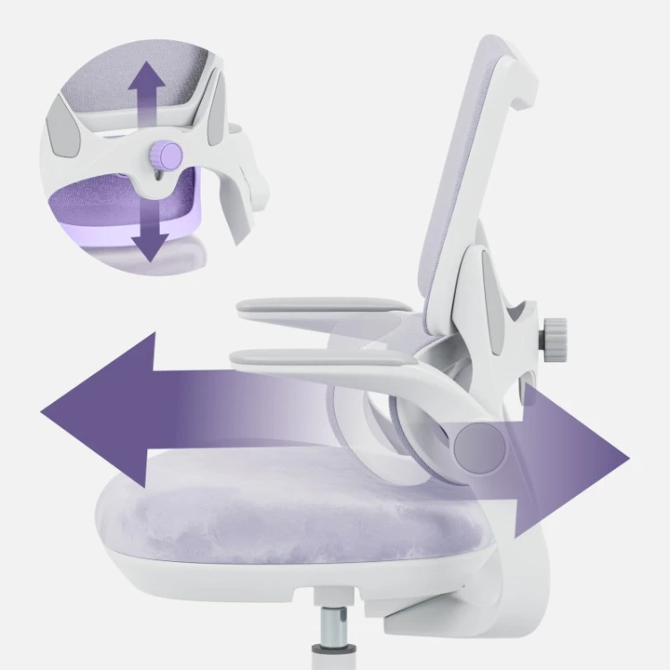 Fotel do biurka dla dziecka Junior 5.7 Purple