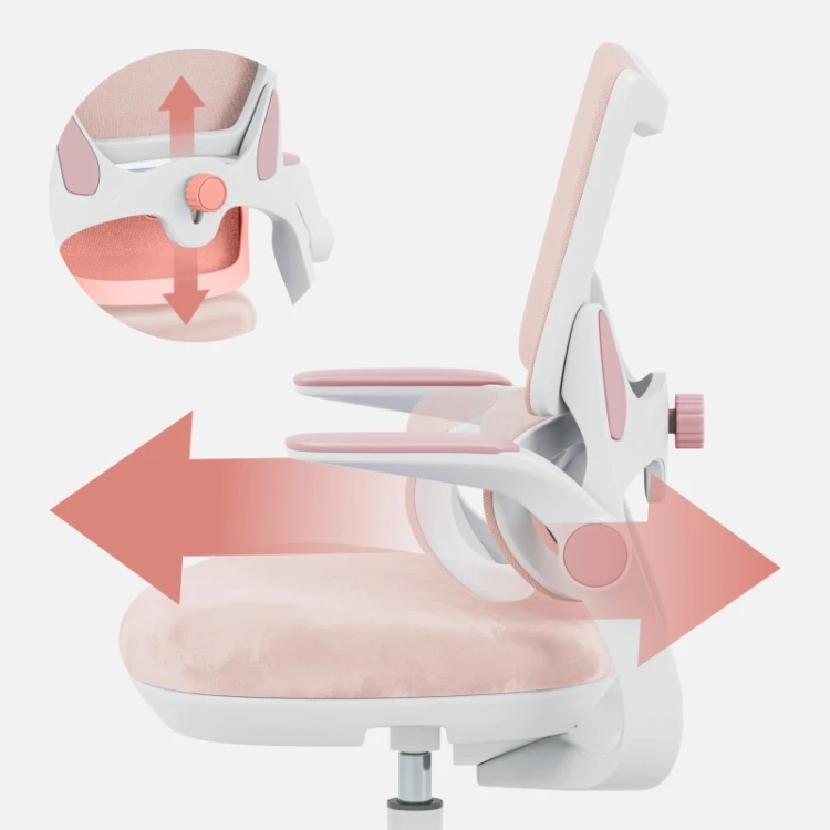 Fotel do biurka dla dziecka Junior 5.7 Pink