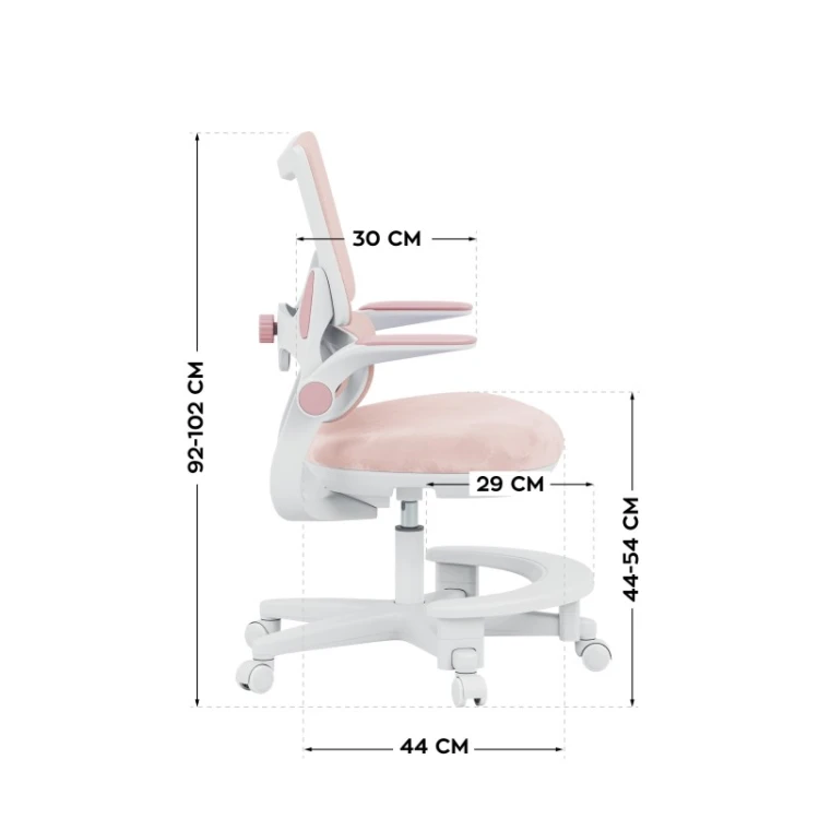 Fotel do biurka dla dziecka Junior 5.7 Pink