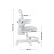 Fotel do biurka dla dziecka Junior 5.7 Grey