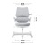 Fotel do biurka dla dziecka Junior 5.7 Grey