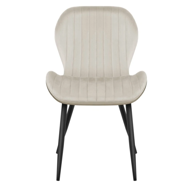 Krzesło welurowe Prince 2.0 Beige