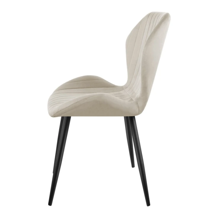 Krzesło welurowe Prince 2.0 Beige