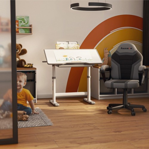 Biurko dziecięce regulowane Study 3.0 Grey 66 cm