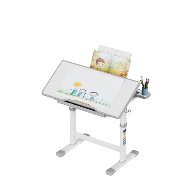 Biurko dziecięce regulowane Study 3.0 Grey 66 cm