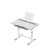 Biurko dziecięce regulowane Study 3.0 Grey 66 cm