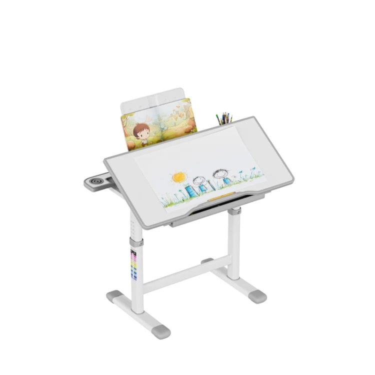 Biurko dziecięce regulowane Study 3.0 Grey 66 cm
