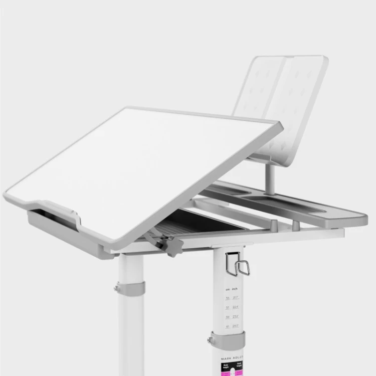 Biurko dziecięce regulowane Study 3.0 Grey 66 cm