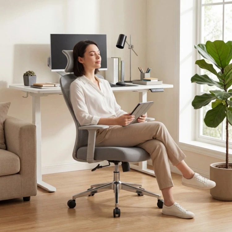 Ergonomiczny fotel biurowy Manager 2.6 Grey