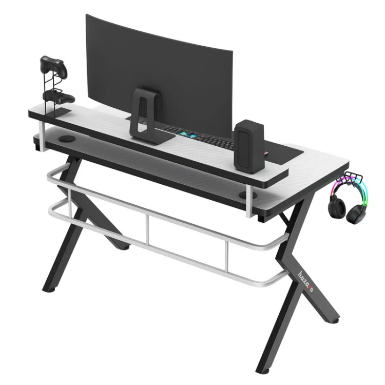 Biurko gamingowe Hero 5.0 White 120 cm
