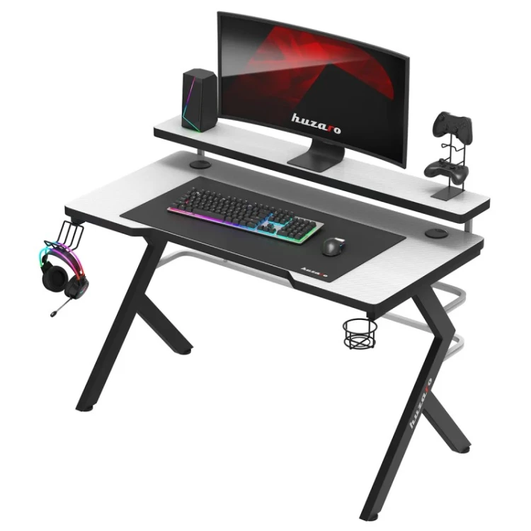 Biurko gamingowe Hero 5.0 White 120 cm